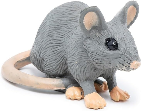 Papo Hand-Painted Figurine - Wild Animal Kingdom - Grey Mouse - 50205 - Collectible for Children 3 Years Old and Up