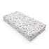 KuphiL10C Summer Girls-16x32 Spring Pastel Flowers Leaves Baby Changing Pad Cover, Unisex Floral Nursery Diaper