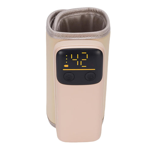 TIKATARER 6000mAh 6 Settings, Baby Bottle Warmer with LCD Screen, Portable Milk Warmer, Fast Heating with Temperature