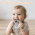 Loviomad 3-12 3 Pack 6-12 Baby Teething Toys Months - Ring Teether Baby Toys, Newborn Infant Essentials, Food Grade