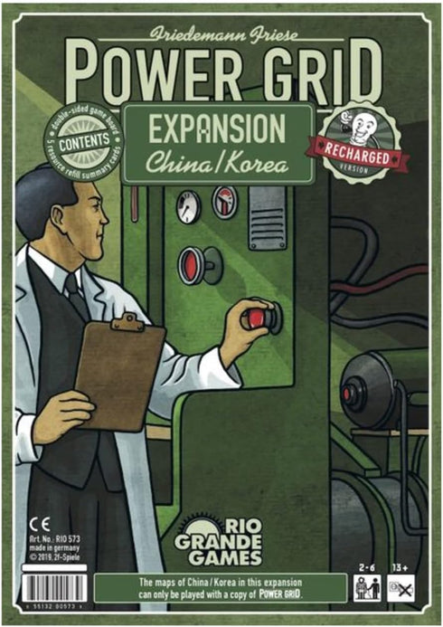 Power Grid: China/Korea Expansion (Recharged Version) by Rio Grande Games - Green