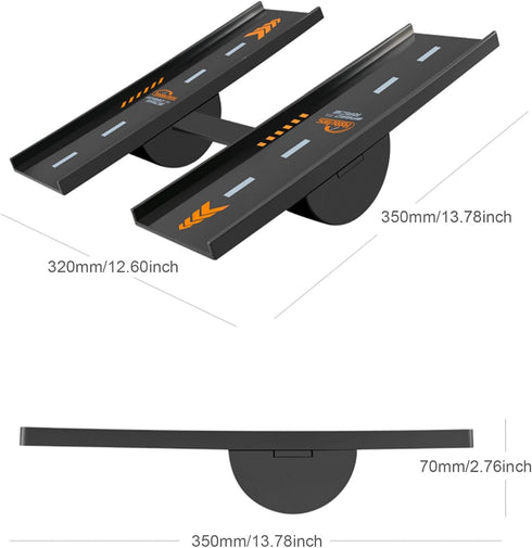 Hobby Fans RC Car Jump Ramp Takeoff Board, Stunt Playset for 1/8 1/10 1/12 1/14 1/16 RC Crawler Accessories