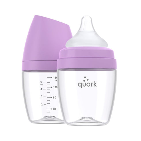 BuubiBottle Mini Slow Flow Bottle for Newborn Babies by Quark - with