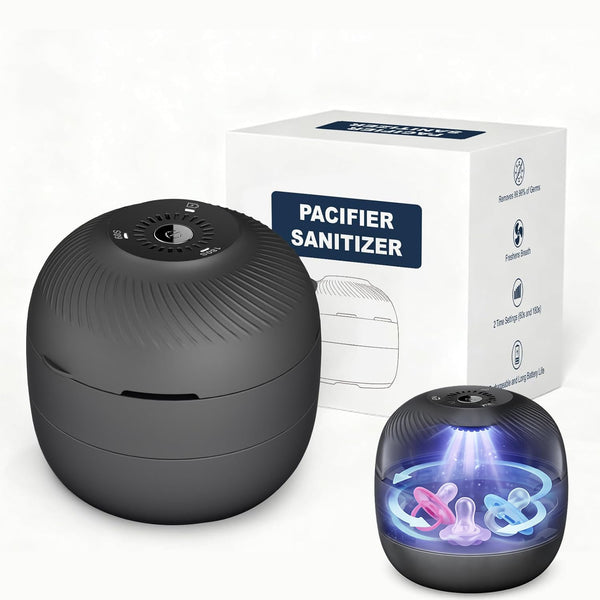 LemLings Pacifier Box, Portable UV-C Box for Pacifiers USB Rechargeable Mini Pacifier Box