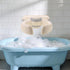 HONITANO 6-36 Baby Bath Support Stand Shower - Wall-Mounted Baby Shower Stand with Strong Suction Cups - Foldable