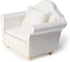 Dollhouse Couch with Pillow 1 12 Scale Miniature Sofa Arm Chair Living