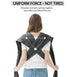 Jeroray Baby Wraps Carrier, Baby Carrier,Hands Free Infant Carrier, Lightweight,Breathable,Softness,Heather Grey