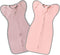 Swaddling Sleep Sack 2-Pack, 100% Cotton Newborn Wearable Blanket, Arms Up Design