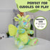 WISHPETS 12" Plush Green ConfettiSoft Dragon, Soft Stuffed Animal