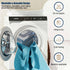 QNZKIOXV 59"*78" Reusable Cotton Top Underpad for Adults,Elderly Bedridden Patients(Blue, ),Washable Waterproof