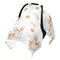 Dalzium Corgis Dog Car Seat Cover Baby, Carseat Canopy Cover for Girl Boy,