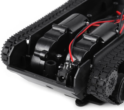 LiebeWH Shock Absorbed Robot Chassis, Plastic Smart Car DIY Kit, 3V to 7V for Video Recording Vehicle