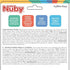 Nuby Ice Gel Teether Keys - Silicone Soothing Baby Teether Toys for Infants - Gentle for Sore Gums Colorful and Fun