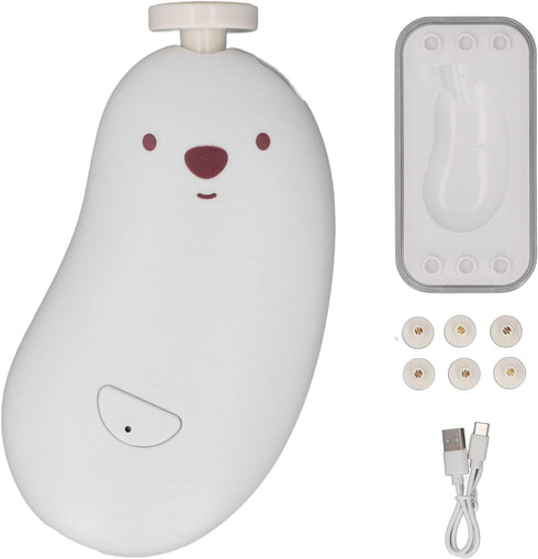 Trimmer, Pinch Electric Baby Nail Proof Nail Clippers with Rechargeable Battery, Adjustable Speeds, Low Noise