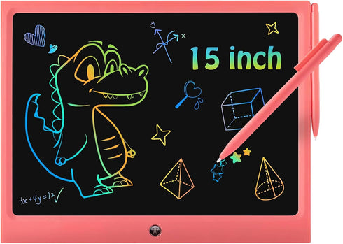 LCD Writing Tablet Kids Toys - 15 Inch Toddler Learning Drawing Pad for Boys and Girls Ages 3-8, Birthday Christmas Gift