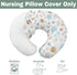 Summer Ocean Boho Nursing Pillow Covers for Boy Girl Seashells Conch Starfish Corals Anchors Nursing Pillow Slipcovers