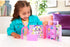 Polly Pocket Doll & Playset, Disco Dance Fashion Reveal Unboxing Travel Toy with 3-inch Hoodie Buddy Doll, 16 Accessories & Surprise Water Play