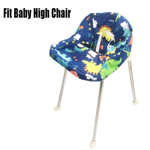 Portable Shopping Cart Cover - High Chair and Grocery Cart Covers for Babies, Kids, Infants & Toddlers (Simple Dinosaur)