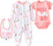 Reborn Girl Doll Clothes Red Fox Suit, Matching Outfit Accessories for 20-22 inch Reborn Baby Doll, 3pcs