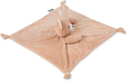 KINREX Teddy Bear Security Blanket for Babies, Soft Plush Soothing Towel, Unisex Baby Comforter Toy, Newborn Teddy Bear