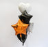 KALOR 18 Inch Black Star Mylar Balloons, 10 Pcs Star Shape Foil Helium Balloons for Wedding, Baby Shower, Birthday