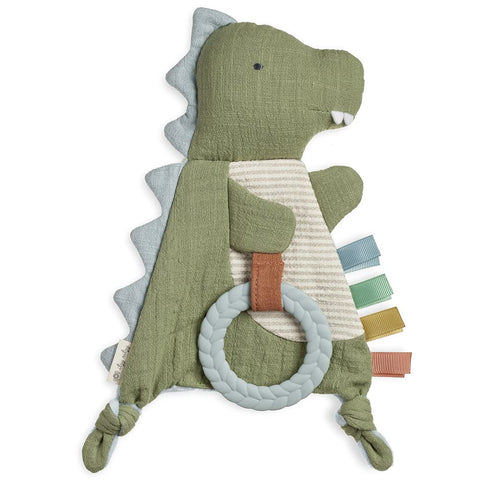 Itzy Ritzy - Bitzy Crinkle Sensory Toy Dinosaur with Crinkle Sound for
