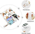 Haskirky 2 Hen and Rooster Pcs Cloth Diaper Wet Dry Bags,Waterproof and Washable Bag for Travel Reusable Wet Bag