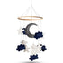 Baby Mobile for Crib - Blue Moon, Stars, and White Clouds Handmade