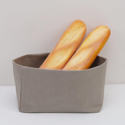 Funzhan 2pcs Artificial French Bread Baguette,Realistic PU Artificial Bread for Decoration,Fake Long Bread Props,Fake