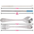 15 Pieces Toddler Kids Utensils Set, Stainless Steel Safe Baby Utensils, 3 Toddler Forks, 3 Toddler Spoons