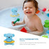 Toyvian Bath Thermometer Bear Shape, Floating Water Thermometers for Newborns, Sky-Blue Bathing Accessories Safe