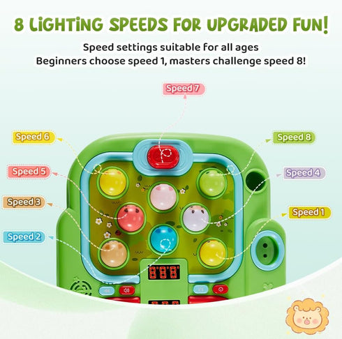 3 3+, 2 Hammers 5 YOHOOLYO Whack A Mole Game for Toddlers, Interactive Pounding Toy for Year Old Boys and Girls