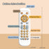 Baby TV Remote Control Toy - Musical Learning Toy with Sound and Light for Toddlers 6-36 Months, White