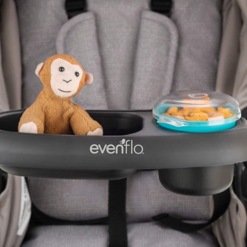 Evenflo Stroller Snack Tray with Bonus Cup for On-the-Go Convenience