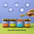 3 6+ 4 oz 4-Pack Globowl Stage Baby Food & Toddler Meals, Months Early Allergen Introduction, Baby Led Weaning