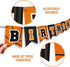 Basketball Happy Birthday Banner, Slam Dunk Party Decoration Supplies for Kids Teenagers B-day Photo Prop