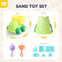 TOY Life Beach Toys for Toddlers Age 3-5, Sandbox Building Sets with Dump Truck, Sand Bucket, Waterproof Mesh Bag