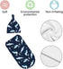 Osvbs Sets Sharks Ocean Baby Stuff Newborn Swaddle Blanket Animal Baby Wrap Blanket Soft with Beanie Hat Gifts