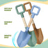 16" 3 Pack Wood Kids Garden Tool Shovels Toys, Avocado Beach Spades Sand Shovels Toys for Adults Gardening Tools Kit
