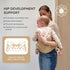 LizaBloom 1544 lbs Baby Sling Carrier, Toddler Carrier with Adjustable Padded Shoulder Straps, Non-Slip Support
