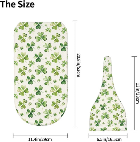 Sets Watercolor Shamrock Newborn Swaddle Blankets Hat Soft Baby Receiving Blanket Swaddle Sack for Baby Shower Infant