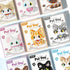 Sets, 9 Mini Cat Building Block Style Cute Cat Building Blocks Miniature Cat Figurine Toys for Kids Birthday Party