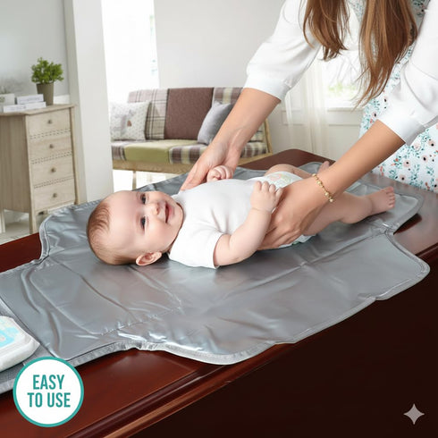 Oliveta Baby Portable Diaper Changing Pad - Baby Changing Pad & Diaper Changer Travel Bag