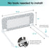 35.4" NUTIKAS Crib Rail Guard for Toddlers - Toddler Bed Rails Convertible Safety Side Protector Swing Down Mesh
