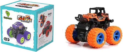 Monster Truck Toys - Friction Powered Push and Go Vehicles for Kids, Inertia Vehicle, Great Birthday Party Gift