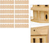 Dollhouse Wooden Shingle, Stable Structure Roof Shingle for 1/12 Scale Doll House