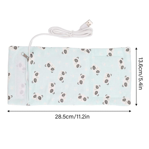 UBEF Travel Milk Heater Cover, Reliable USB Baby Bottle Warmer Bag Fast Heating for Rechargeable Batteries for Cars