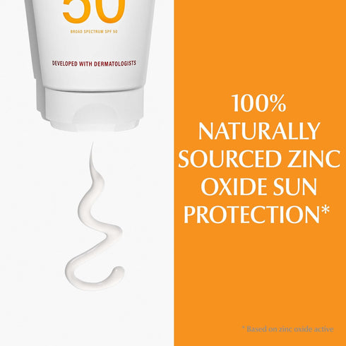 Eucerin Sun Sensitive Mineral Baby Sunscreen, SPF 50 - 4 fl. oz Tube with Zinc Oxide Protection