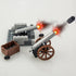 Pack Set 3 Weapons Military Medieval Warfare Cannon Toy Soldiers Figures Toy Minifigure Compatible with Major Brands
