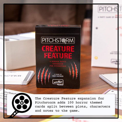 Expansion for The Card Game of Pitching Horrible Movie Ideas to The Worst Executives: Skybound Pitchstorm Creature